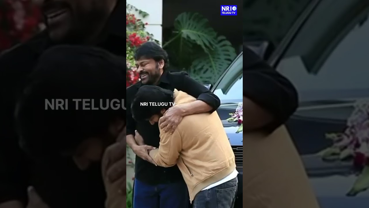 #chiranjeevi Подарок в виде автомобиля для #anilravipudi в рамках специальной акции