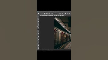 make train move with photoshop !!! #photoshop #tutorial