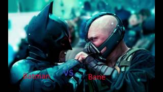 Batman vs. bane in the dark knight rises