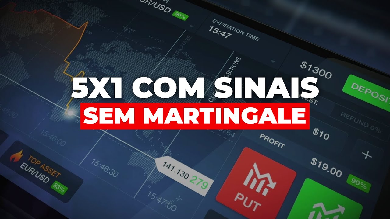 IQ Option – 5×1 na Sala de Sinais Sem Gale Opções Binárias