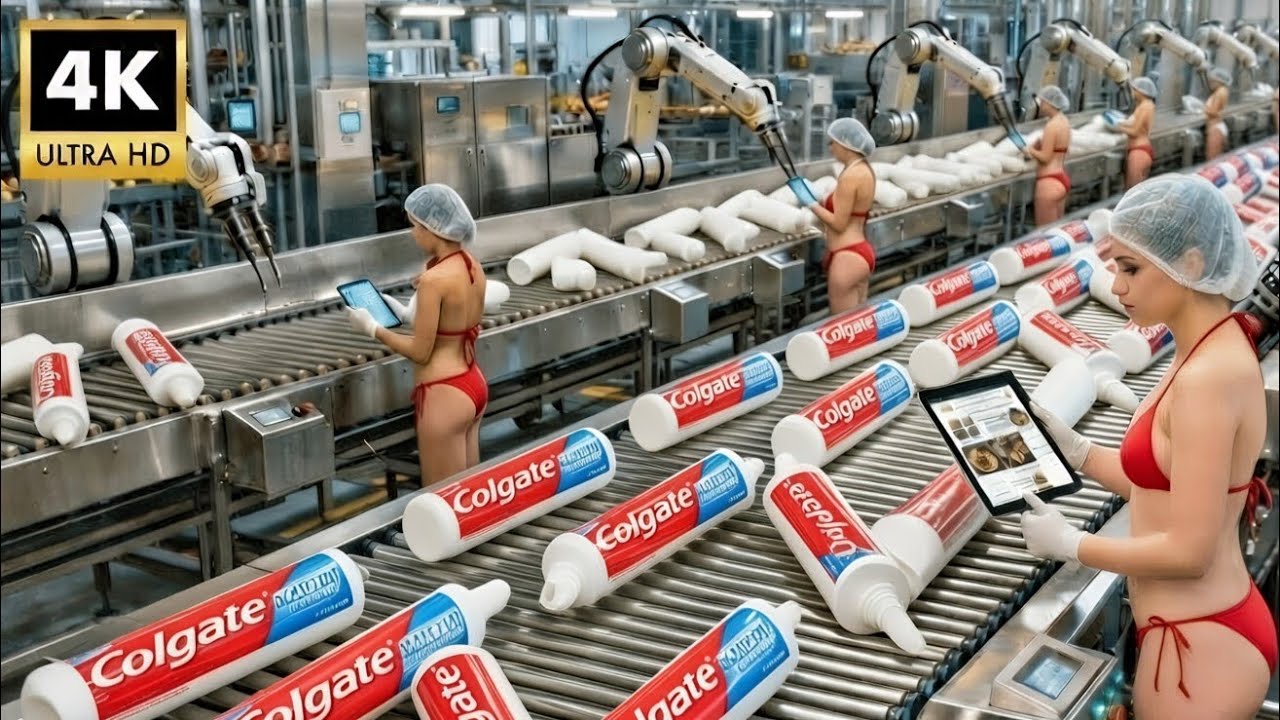 Inside the factory How Toothpaste Is Made | Inside a Toothpaste Factory (Full Process)