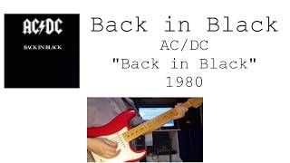 AC/DC - Back in Black (Guitar/Solo Cover)