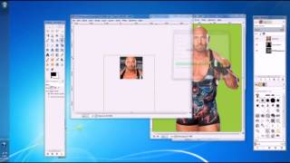 Cutting Worker Images With The Quick Select Tool (GIMP)