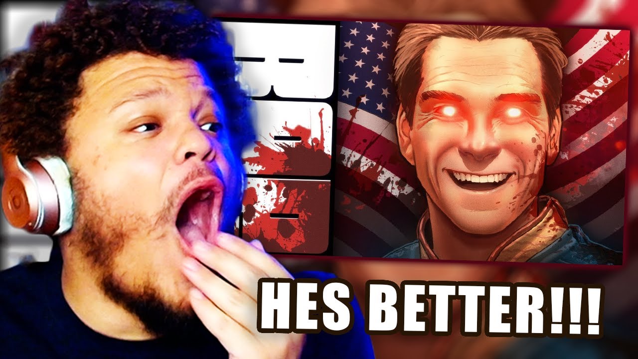 I THINK THIS MIGHT BE MY FAVORITE ONE YET... HES BETTER!!! DPS HOMELANDER IM BETTER RAP REACTION!!!