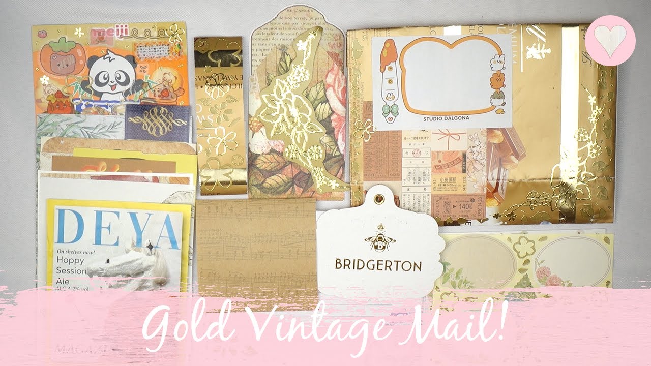 Sending Gold Vintage Mail 🥰❤️