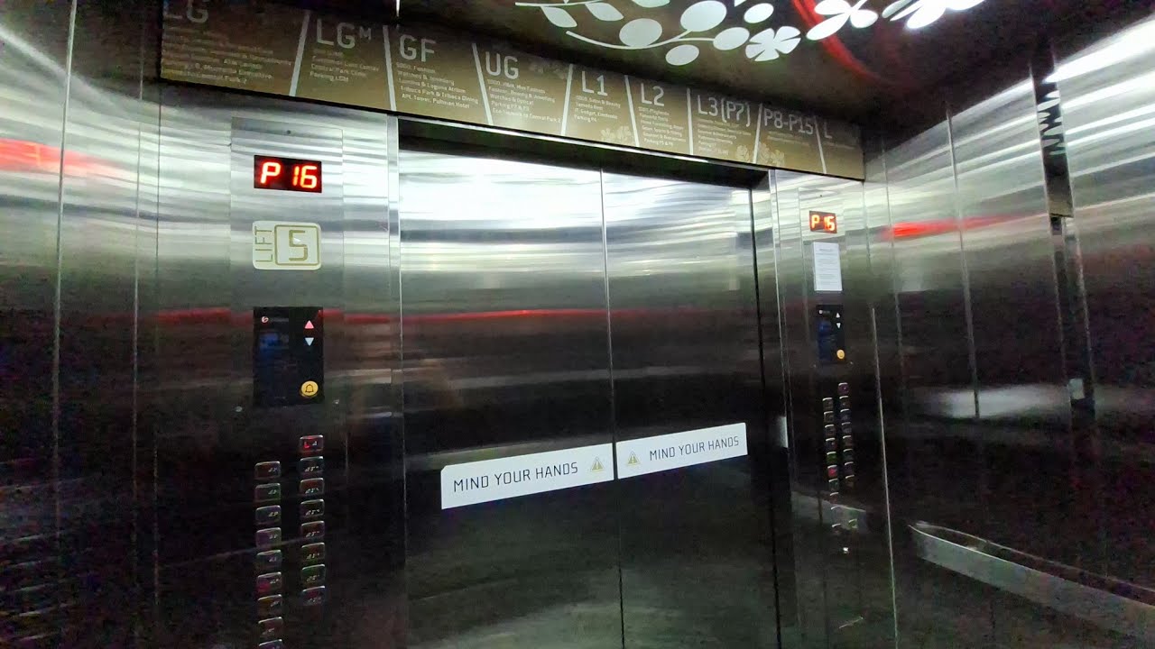[ALMOST BUSTED!!] Sigma Di1 Traction Elevator - Central Park 1 Jakarta Indonesia (Ballroom Elevator)