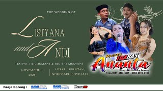 🔴📡Live Pernikahan Listyana & Andi || CS. Ananta Musik