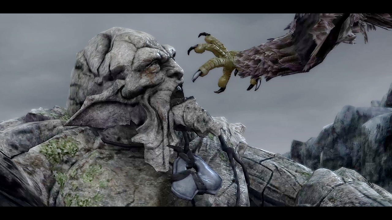 Giant Eagle vs Stone Giant [Cutscene] - The Lord of the Rings: War in the North