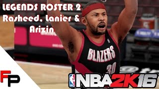 NBA 2K16 - How to Make Rasheed Wallace, Bob Lanier & Paul Arizin - Legends Roster 2