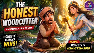 Honest Woodcutter Story | Panchatantra Stories for Kids | Moral Story by Nibi