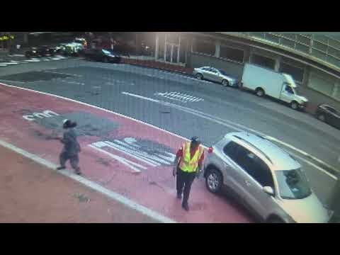 Driver strikes pedestrian in Baltimore, gets out to check vehicle and drives away