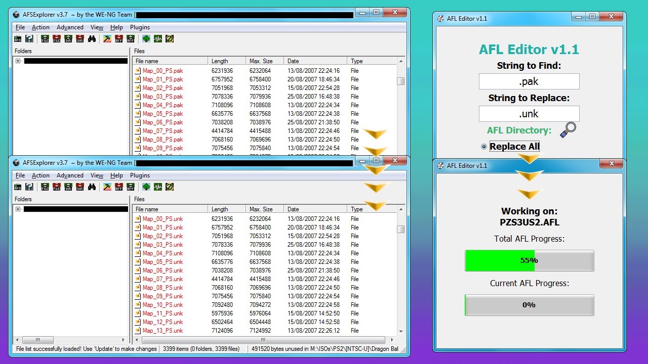 AFL Editor, a Modding Tool for quick AFS Filename Replacements - YouTube