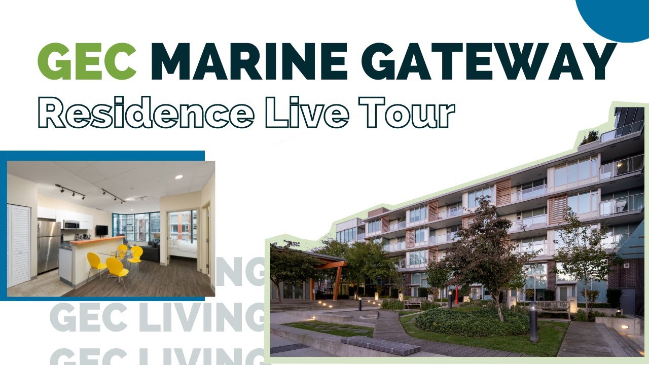 GEC Marine Gateway Live Residence Tour | Student Housing in Vancouver