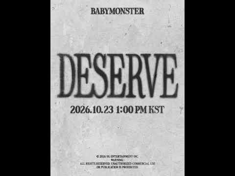 BABYMONSTER - 'DESERVE' (Official Audio) 