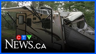 Storm wreaks havoc at Samuel de Champlain park