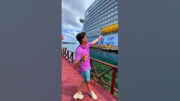 Thumbnail of The world’s largest cruise ship, Wonder of the Seas! #shorts￼
