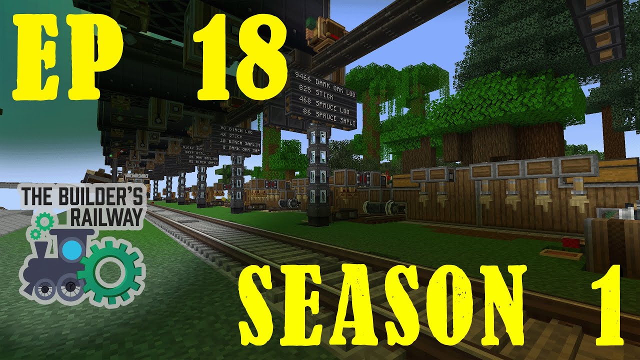 EP18 | 🚅🚅🚅 The End Portal Bullet Train  | The Builders Railway Season 1 