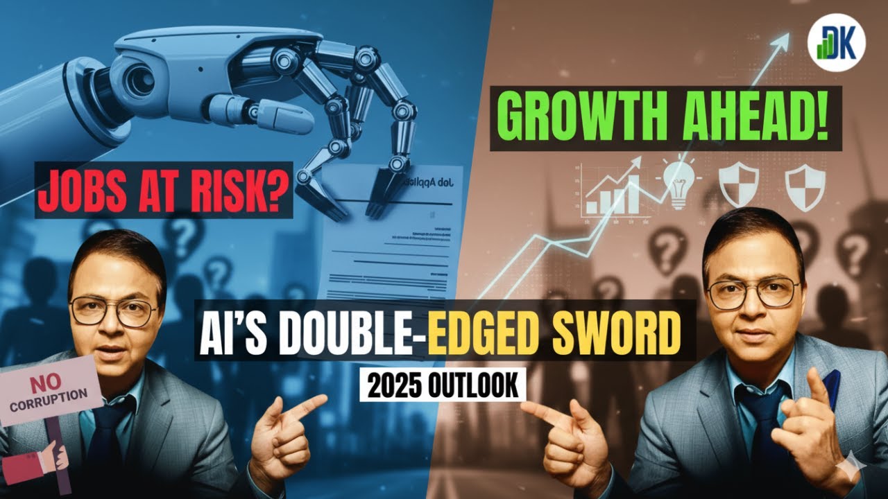 🤖 AI’s Double-Edged Sword: Jobs at Risk or Growth Ahead in 2025? | DK Sinha Deep Dive