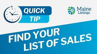 Find Your List Of Sales
