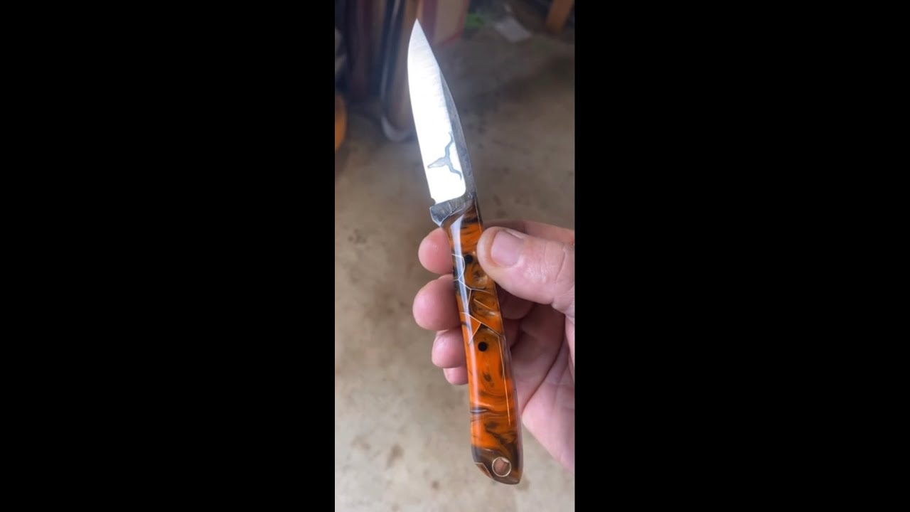 Quick Timelapse of my knife making process. Bar stock to Knife