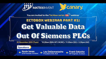 TechBox Ep 1: How to Get Valuable Data from a Siemens PLC