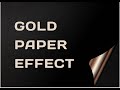 How to make gold paper effect in figma