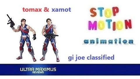 🎬 Tomax and Xamot GI Joe Classified Stop Motion Animation
