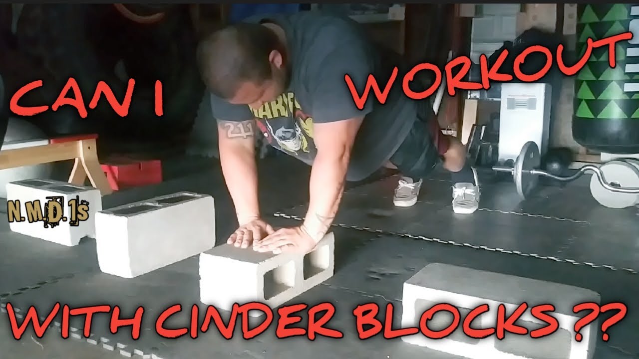 CINDER BLOCK WORKOUT - YouTube