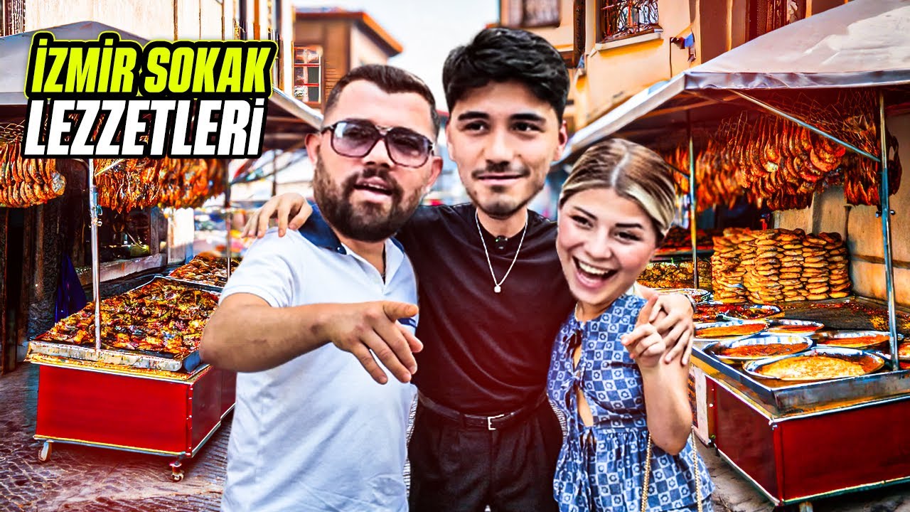İZMİR SOKAK LEZZETLERİNİ DENEDİM 🍔🍕
