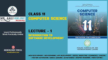 💻 Introduction to Software Development | Chapter 1 | Class 11 Computer Science #mraalionlineacademy