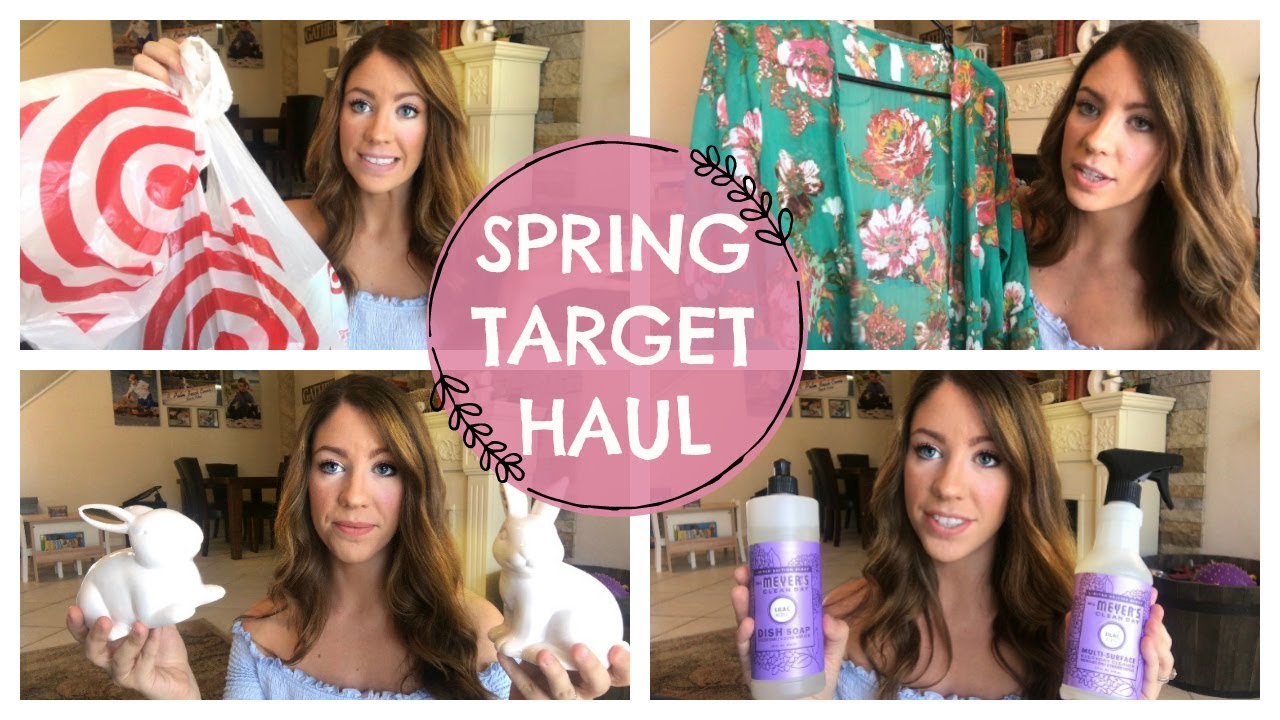 SPRING TARGET HAUL | Dollar spot, decor, clothes & more