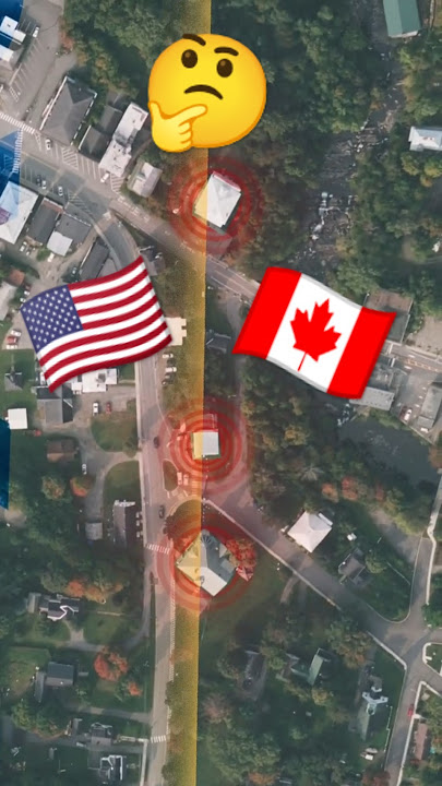 The US Town That Sits In Canada 🤯🍁