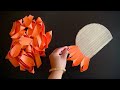 Easy Paper Flower Wall Hanging /Paper craft For Home Decoration /DIY Wall Decor /Beautiful Wall Mate