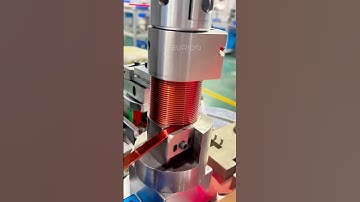 Dual Coil Winding in One Shot! 💥 Flat Wire Power Inductors | US-850 Inductor Winding Machine