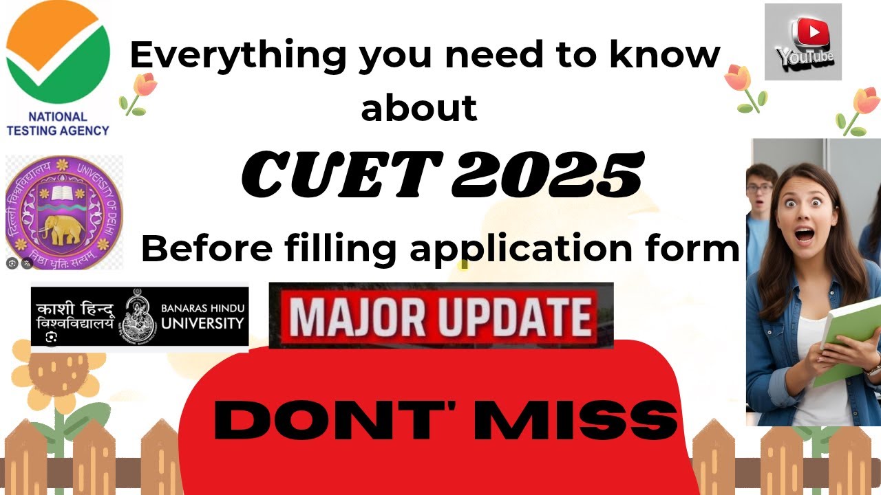 🔥CUET 2025: Things you must know 🤔 🚨URGENT🚨|| Major changes || 😱 - YouTube