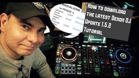 How to download the latest Denon DJ Prime 4 Update 1.5.2 Tutorial