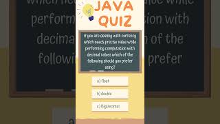 #javaquiz #java  #javamcq #javafaq  #javainterviewquestions #javaforbeginners #javatricks #javabyte
