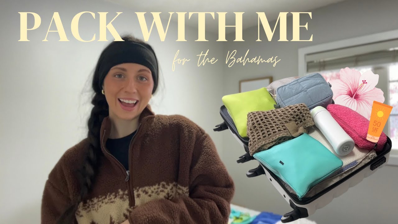 pack with me for the Bahamas - travel prep, unboxing, and holiday wrapping !!
