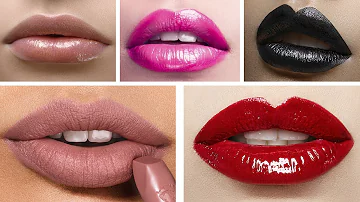 ¿Qué color de pintalabios es mejor para los labios grandes?