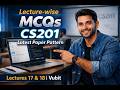 CS201 Lecture 17 and 18 | Lecture-wise MCQs with Notes | Mid Term Preparation | Vubit