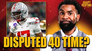 Ohio State WR Carnell Tate s 40-yard dash time DISPUTED