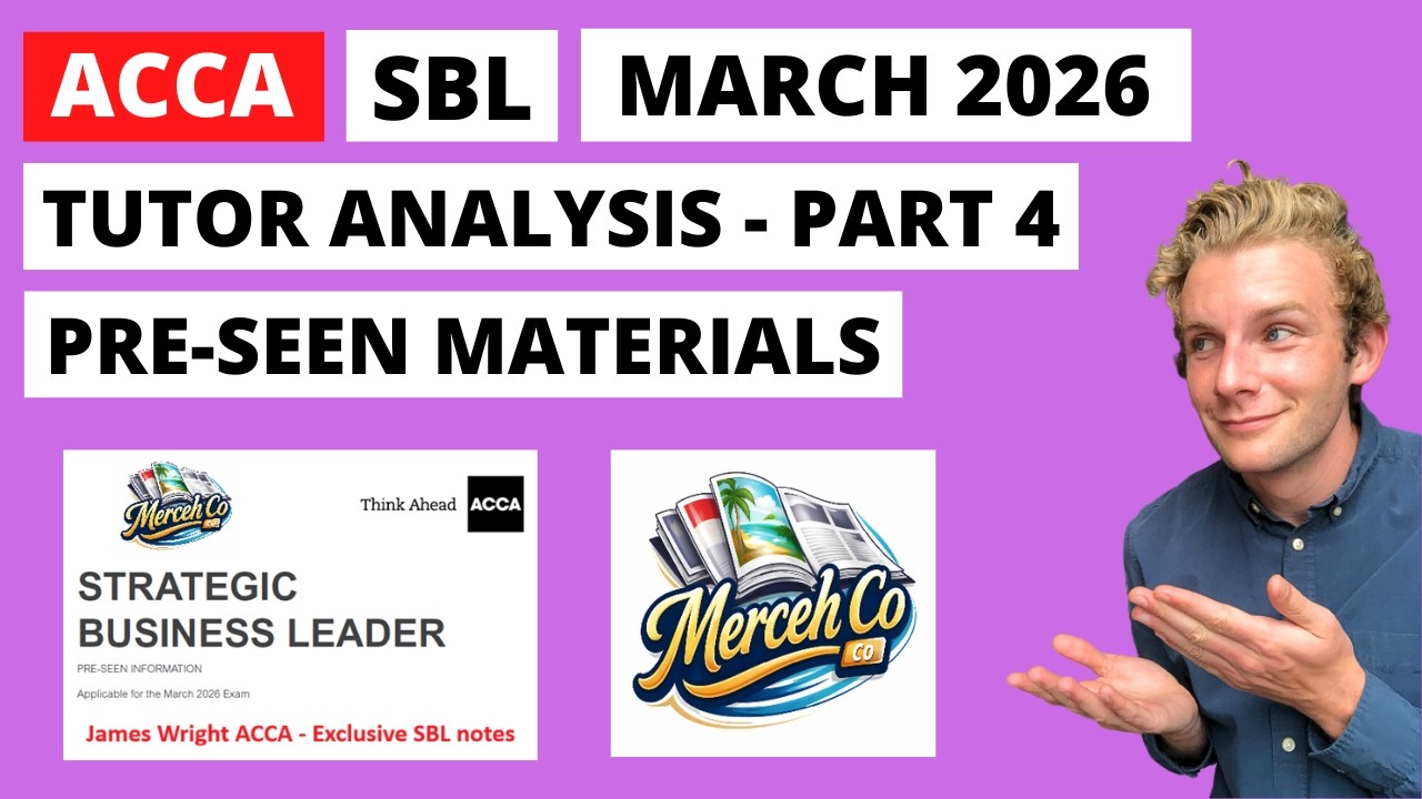 Анализ материалов экзамена ACCA SBL, пройденного преподавателем в марте 2026 года, от Мерсех Ко (...