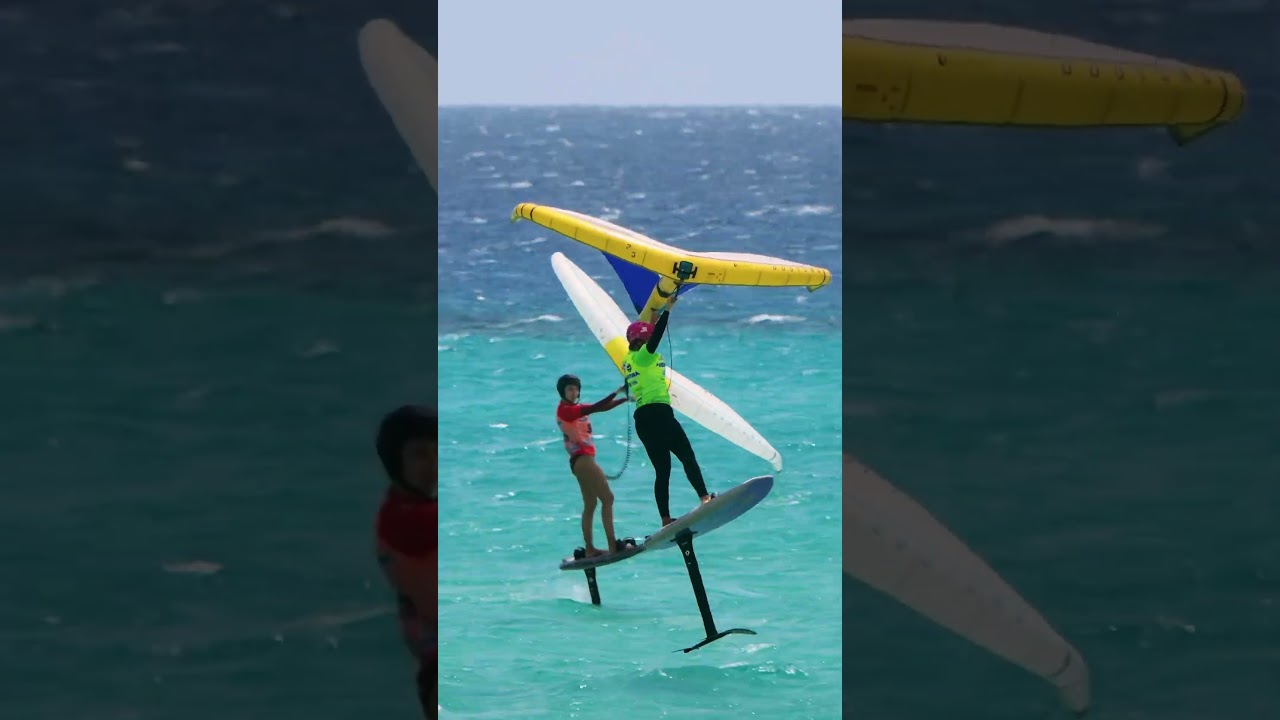 We all know who that is — Nia’s backflip says it all #gwa #femaleathletes #fuerteventura