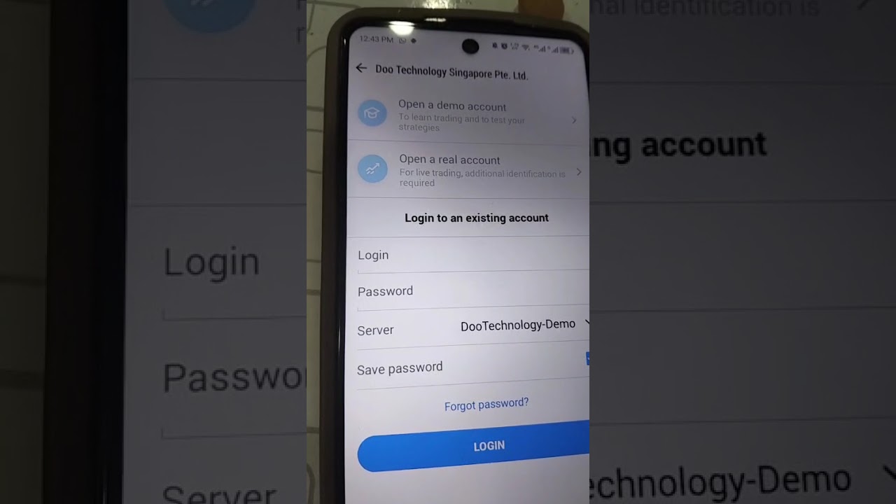 How to login do prime account in mt5