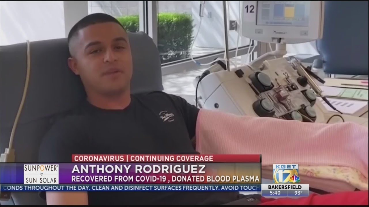 Recovered COVID-19 Patients Donate Blood Plasma To Help Other COVID-19 Patients - YouTube
