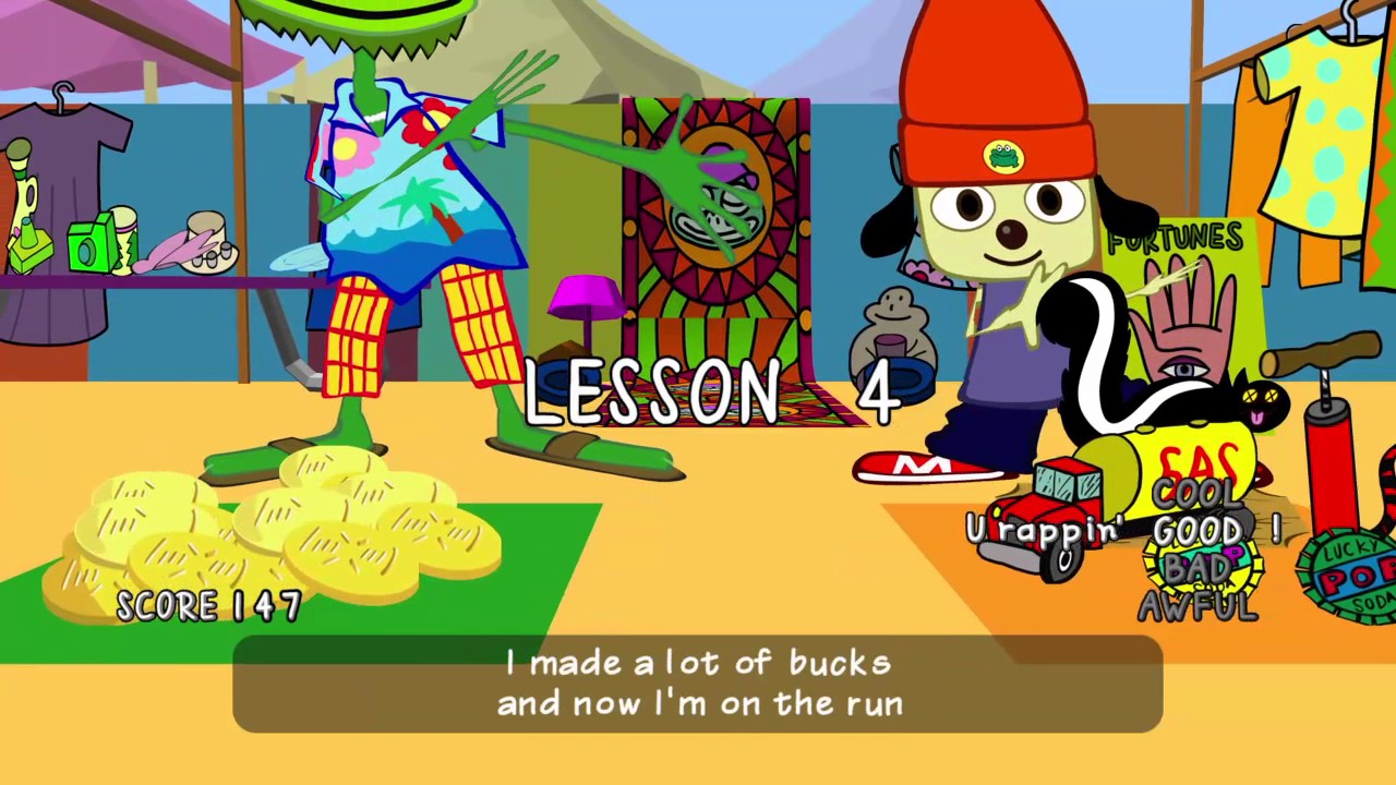 PaRappa The Rapper Remastered : Stage 3 Cool 