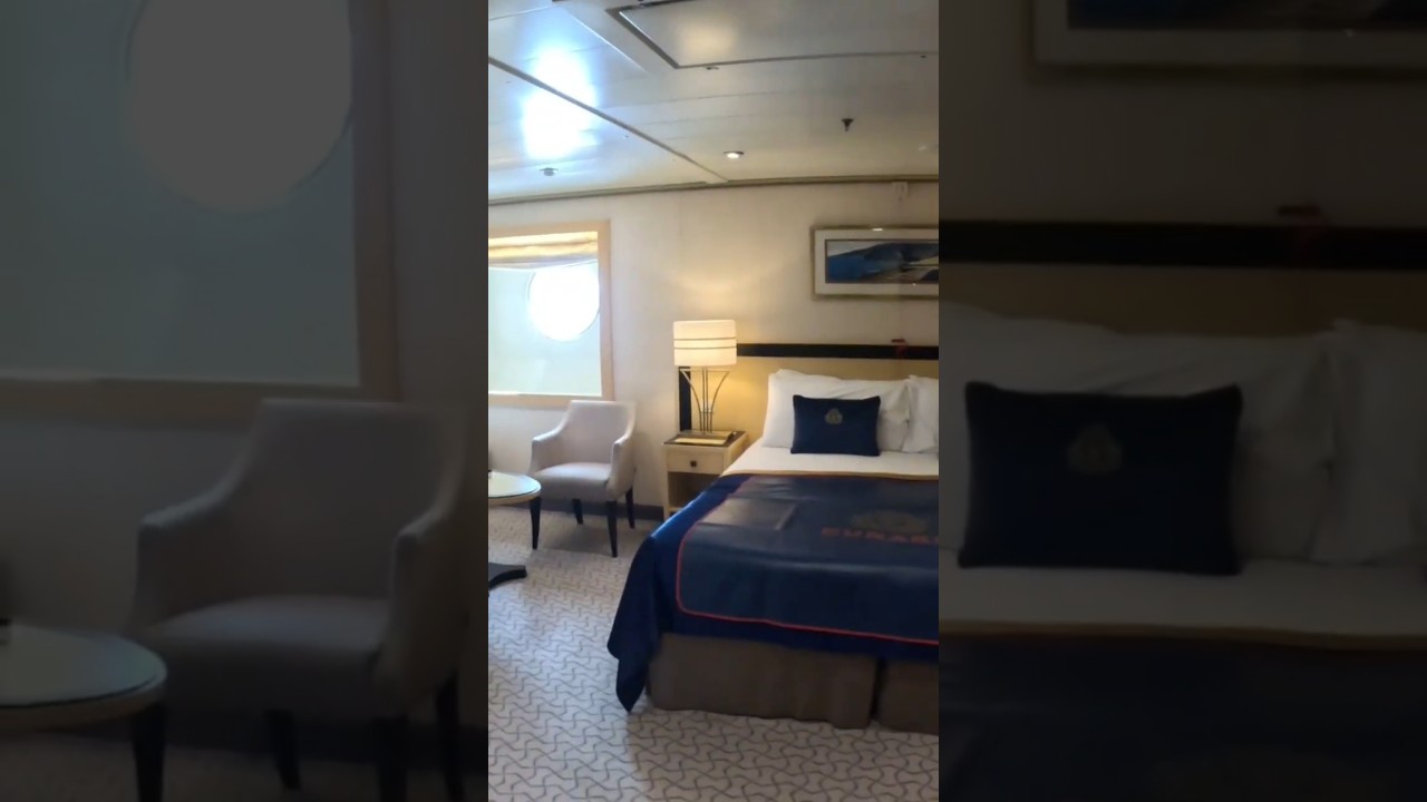 Cunard Queen Mary 2 Accessible Room 6009 #disabledtravel #disabled #cruising