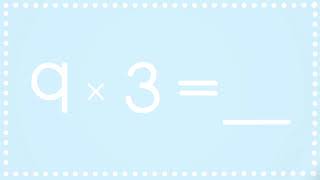 Set 9 | Math Fluency | Multiplication Facts | Multiply by 9 | First Grade | Second Grade