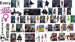 Every 2024 DC Multiverse McFarlane Toys Female Comparison List BTAS Super Powers Digital Batman '66