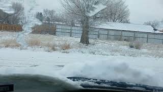 Little drive today to the store. More snow later...Dalhart TX sat j24 2026